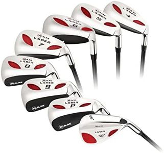 Ram Golf Laser Graphite Hybrid Irons Set 4-SW (8 Clubs) - Mens Right Hand - Senior Flex