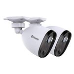 Swann Security Spotlight Motion Security Camera with 2-Way Audio - Twin Pack