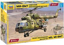 Zvezda - Army 4828 Mil Mi-8 MT Soviet Helicopter, 1/48 Scale, Model Kit, Multicoloured, ZS4828