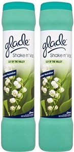 2 x Glade Shake 'n' Vac Lily Of The Valley Carpet Cleaning Powder 500gm by Glade