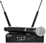 Shure QLXD2/SM58 Handheld Transmitter with SM58 Vocal Mic Capsule - for use with QLX-D Digital Wireless Microphone Systems, Receiver Sold Separately | G50 Band (QLXD2/SM58=-G50)