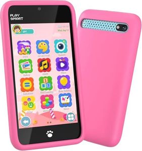 MOMILLA Kids Phone 3.97" Kids Toys 220+ Games, Birthday Gift for Girls