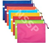 NSSP™ Large Size Document Zip Bag/Pouch Multicolour (5, A4)