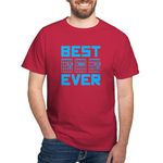 CafePress - Best DAD Ever T-Shirt - 100% Cotton T-Shirt Cardinal