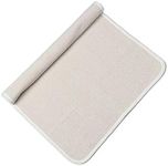 UKELER Montessori Mat for Nursery Preschool Kindergarten Soft Baby Play Mat Cotton Working Rug for Toddlers Babies Children, 27.5''×43.3'', Off-White