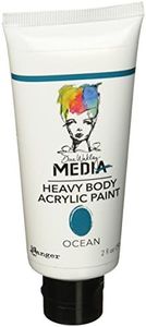 Ranger MDP48848 Dina Wakley Media Heavy Body Acrylic Paint, 2 oz, Ocean