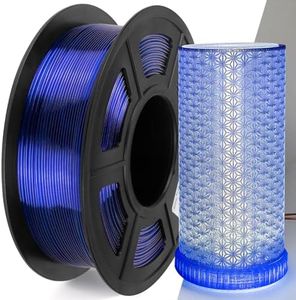 IEMAI PETG 3D Printer Filament Transparent Blue, PETG Filament 1.75mm, Dimensional Accuracy +/- 0.02 mm, 1KG Spool for 3D Printer