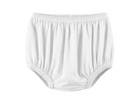 EEOST Adult Diaper Cover for Incontinence Noiseless Leak-Protection Underwear Plastic Pants Over Diapers Waterproof Rubber Pants (White, 5XL)