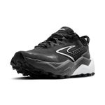 BROOKS Womens Caldera 8 Sneaker, Black Blackened Pearl White, 7 UK