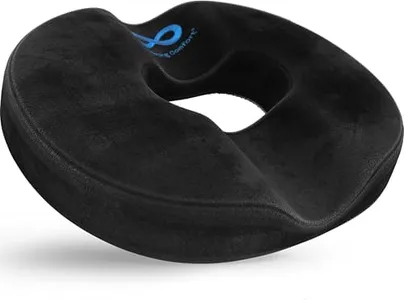 Everlasting Comfort Donut Pillow for Hemorrhoids, Tailbone Pain Relief Cushion - 2-in-1 Hemorrhoid Pillow & Seat Cushion - Memory Foam Donut Pillow for Tailbone Pain - Butt Pillow & Butt Cushion
