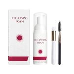 NAILSBAR ICOSIGN Eyelash Extension Cleanser, 60ml Gentle Lash Shampoo, Foam Lash Cleanser