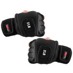 KOET Weighted Gloves 4lb(2lb Each), Fitness Soft Iron Gloves Sandbag Weight Bearing Training Gloves with Wrist Support for Gym Boxing, Cross Training(4lb)