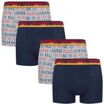 Ex UK Brand Boxer Shorts Men 4 Pack, Mens Underwear Boxers for Men Cotton Mens Boxers Shorts Multipack Men's Boxer Shorts Men's Underwear Random Pick