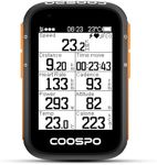 CooSpo Bike Computer Wireless GPS,Bike Speedometer Auto Backlight,Bluetooth ANT Cycling GPS Computer,Bicycle Computer BC200 Waterproof,Compatible with CooSporide app HR/Cad/SPD/Power Sensor