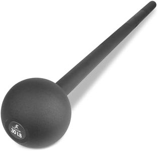 ProsourceFit Steel Macebell, Heavy Duty Steel Mace, Workout Mace with Non-Slip Grip for Gada, Strength and Core Training, 30lb