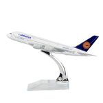 AmigozZ Diecast Aeroplane Scale Model only for Display, Size -16 cm-A380 (AIR Lufthansa)