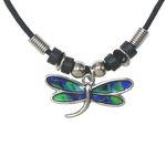 Tapp Collections Mood Pendant Necklace - Dragonfly(b), Resin