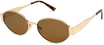 SOJOS Retro Oval Sunglasses for Wom