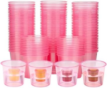 ZebrAnt Pink Bomber Cups 4 oz [50 pack] Disposable Plastic Bomber Shot Glasses Cup for Highly Durable and Reusable Perfect for Wedding Thanksgiving Halloween Christmas Party Decorations