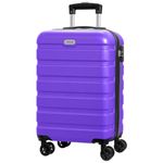 Luggage AnyZip PC ABS Hardside Lightweight Suitcase with 4 Universal Wheels TSA Lock Carry-On 20 Inch（Violet Purple）