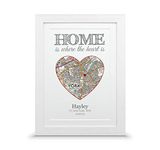 House warming gift for new home | New home map present