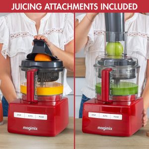 Magimix 5200XL Food Processor – Red, Large Capacity
