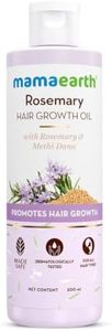 Mamaearth Rosemary & Methi Dana Hair Oil - Promotes Growth, Controls Fall, Strengthens & Stimulates New Growth | 200 ml