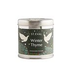 St Eval Christmas Winter Thyme Scented Tin Candle - Wax - Home Decor & Office Fragrance - Gift