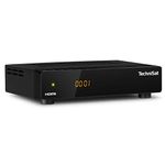 TechniSat HD-S 261 Compact Digital HD Satellite Receiver (Sat DVB-S/S2, HDTV, HDMI, USB Media Player, Pre-Installed Program List, Sleep Timer, Close Operation on Device, Remote Control) Black