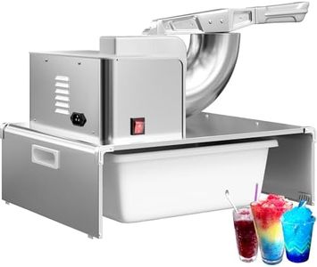 VALONDINO Snow Cone Machine Shaved Ice, 500LB/H Commercial Ice Crusher Shaved Ice Machine Fluffy, 300W Industrial Commercial Big Ice Shaving Machine for Snow Cones for Home Party
