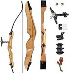 SinoArt 68" Takedown Recurve Bow Adult Archery Competition Athletic Bow Weights 18 20 22 24 26 28 30 32 34 36 LB Right Handed Archery Kit (Right Hand 32 LB)