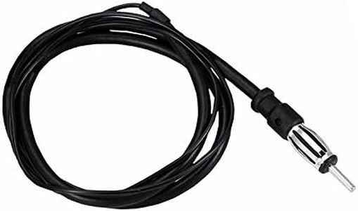 Enrock EKMR1 Marine Flexible Hideaway Wired AM/FM Radio 22" Antenna (Black)