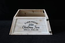 Whitewash Wooden Christmas Tree Box/Tree Collar