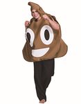 BaronHong Unisex Adult Poop Emoticon Costume,Halloween Costume Funny Large Costume,Poop Party Toy Set (brown,M)