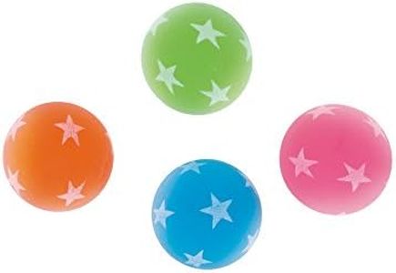 Unique Party 84726 - Glow in the Dark Bouncy Ball Party Bag Fillers, Pack of 8