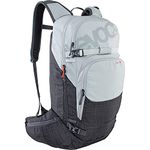 EVOC LINE 20 touring backpack (NEURALITE SYSTEM, separate avalanche compartment with emergency plan, ski/snowboard attachment options, hip belt pockets, BODDY HUGGING), Silver/Mottled Carbon Grey