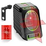 Huepar Self-Leveling Laser Level 150ft Outdoor Cross Line Laser, Selectable Laser Lines with Pulse Mode Level with Vertical Beam Spread Covers of 150 Degree , 360 Degree Magnetic Base and Battery Included-M-BOX-1R