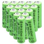 16 Packs Rechargeable NIMH AA Battery AA800mah Pre-Charged Double A Battery for Solar Lights,Garden Lights Remotes Mice