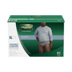 Depend Fit-Flex Extra Large Maximum Absorbency Underwear for Men, 80 ct.