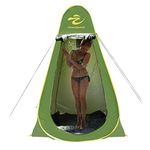 Cloud Symbol Pop Up Privacy Tent Portable Shower Tent with Mat for Outdoor Beach Fishing Hiking Travel for Camping Instant Camp Toilet Bathroom Changing Dressing Room Shelter, Extra-Tall, UPF 50+