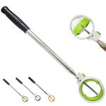 Golf Ball Retriever,9Ft Stainless Golf Ball Retriever Telescopic for Water with Durable Spring Release-Ready Head,Golf Ball Picker Grabber Tool with Locking Clip,Golf Gift for Men (Green)