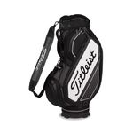Titleist Midsize Staff Bag, Black/White