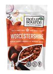 naturSource Artisanal Worcestershire Almonds Non-GMO Made in Canada Value Size Re-Sealable Zip Pack (500 Gram)