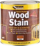 Everbuild Satin Wood Stain – Indoor And Outdoor Use – Weatherproof – UV-Resistant – Quick Drying – Solvent Free – Teak – 750ml