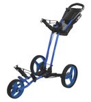 Sun Mountain Pathfinder PX3 3-Wheel Push Trolley - Sky/Blue