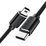 Mini USB to USB C Cable, Type C to Mini B High Speed Adapter Converter Cable Cord Compatible with MacBook Air/iPad Pro/iMac Pro/Lenovo Yoga/HP Dell XPS/Chromebook/Digital Camera (1m)