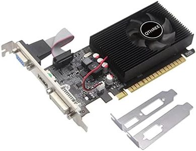 QTHREE NVIDIA GT 730 4GB Graphics Card,DDR3,128-Bits,Video Card for PC,PCI Express x16,DVI-I,HDMI,VGA,Low Profile Computer GPU,DirectX 11,Support 2K