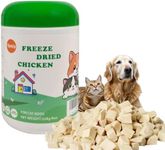 YSpetclp Freeze Dried Chicken Raw Cat and Dog Treats,8oz/228g Healthy Single Ingredient Chicken Breast Cube High Protein Weight Control Traing Treats for Small Dogs Cats Food