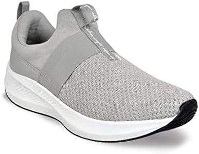 Allen Cooper Training,Atheletic,Gym,Sports Comfortable Extra Max Cusion with Memory Foam Insole Walking Shoes for Men(062020720-GREY/Size-9)