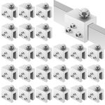 Tandefio 24 Sets Roof Clamp for Standing Metal Roof Standing Seam Roof Clamp for Heat Cable, Snow Guards, Solar Panels Module Installation